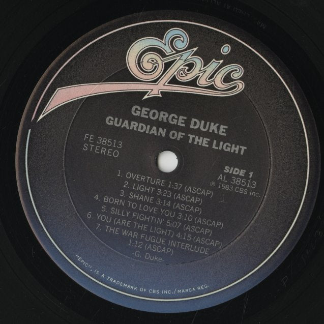 George Duke / ジョージ・デューク / Guardian Of The Light (AL38513)