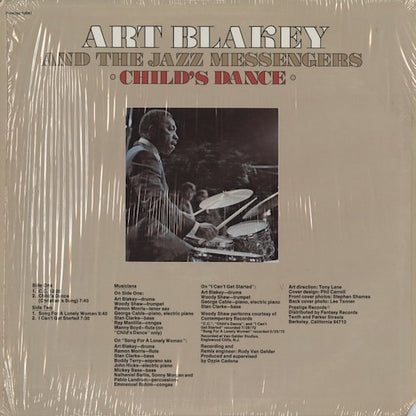 Art Blakey - Child's Dance (PR 10047) LP 1972 US Prestige｜中古LP