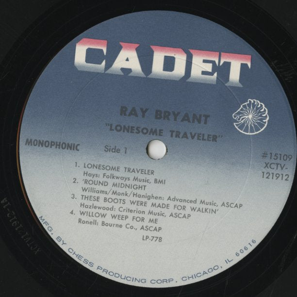 Ray Bryant / レイ・ブライアント / Lonesome Traveler (LP-778)