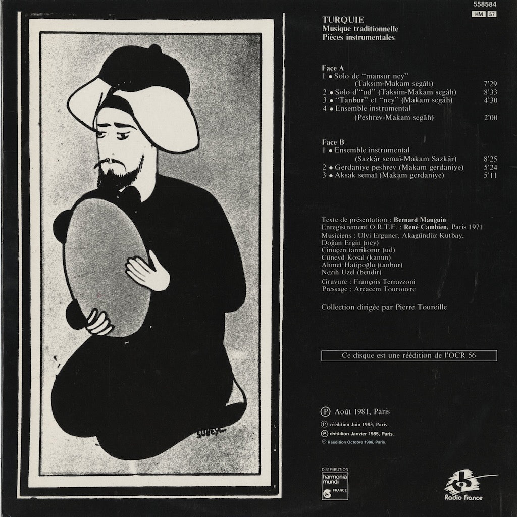 Turquie Musique Traditionnelle - Pièces Instrumentales (Ocora558584)