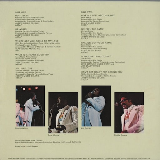 The Miracles - Do It Baby (T6-334S1) 1974 US Tamla｜中古LP