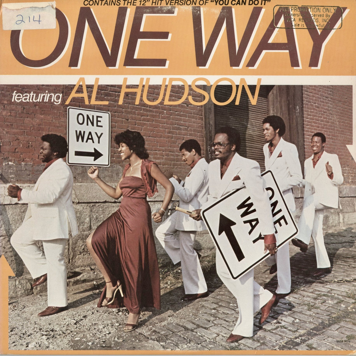One Way Featuring Al Hudson - S.T. (MCA-3178) 1979 US MCA｜中古LP