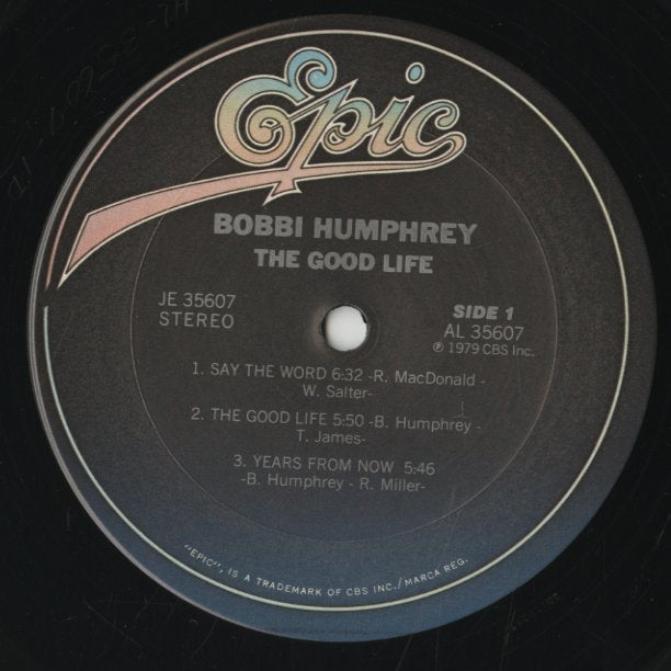 Bobbi Humphrey / ボビー・ハンフリー / The Good Life (JE 35607)