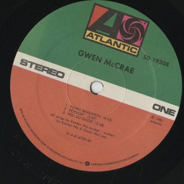 Gwen McCrae / グウェン・マクレー / Gwen McCrae (1981) (SD 19308)