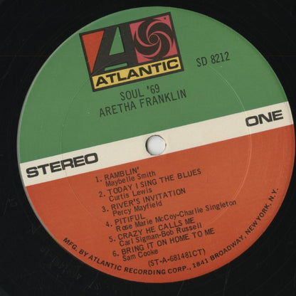 Aretha Franklin / アレサ・フランクリン / Soul '69 (SD8212)