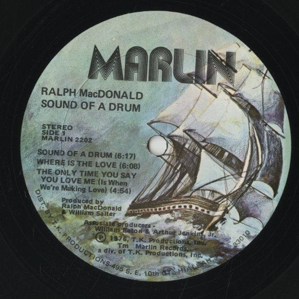 Ralph MacDonald / ラルフ・マクドナルド / Sound Of A Drum (MARLIN 2202)