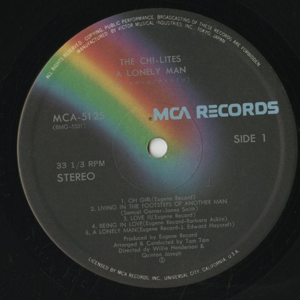 The Chi-Lites / チャイライツ / A Lonely Man (MCA5125)