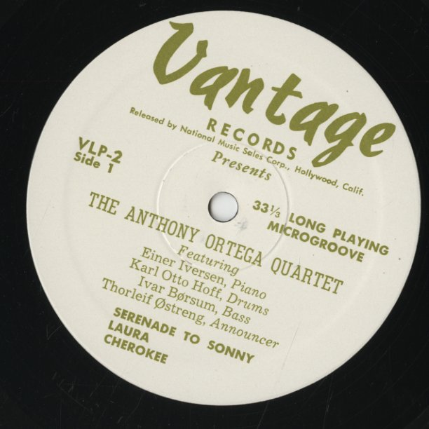 The Anthony Ortega Quartet / アンソニー・オルテガ ( FSR-761)