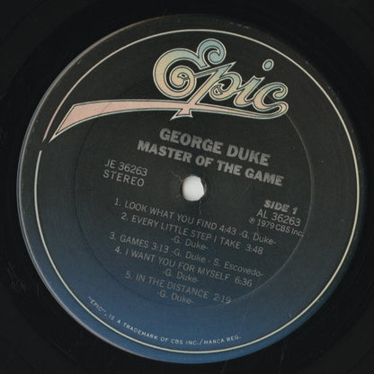 George Duke / ジョージ・デューク / Master Of The Game (JE 36263)