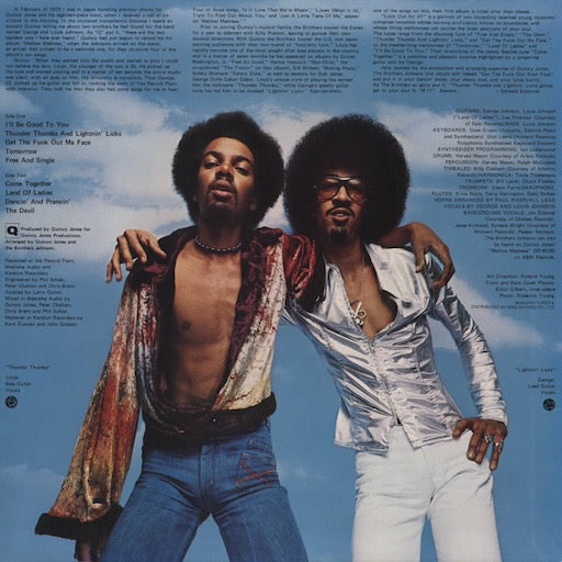 The Brothers Johnson - Look Out For #1 (GP288) 1976 JPN A&M｜中古LP