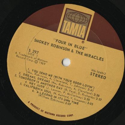 Smokey Robinson & The Miracles / スモーキー・ロビンソン＆ザ・ミラクルズ / Four In Blue (TS 297)