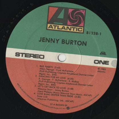 Jenny Burton / ジェニー・バートン / Jenny Burton (81238-1)