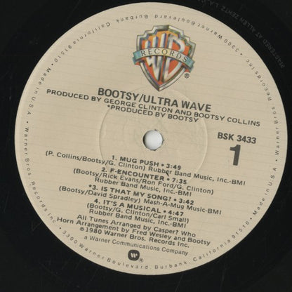 Bootsy Collins / ブーツィ・コリンズ / Ultra Wave (BSK 3433)