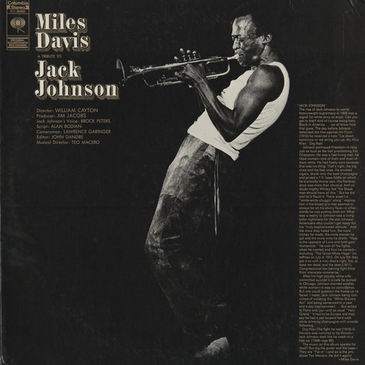 Miles Davis - A Tribute To Jack Johnson (KC 30455) 1971 US Columbia｜中古LP マイルス・デイヴィス
