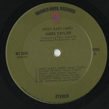 James Taylor / ジェームス・テイラー / Sweet Baby James (WS1843)