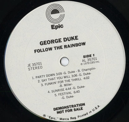 George Duke - Follow The Rainbow (JE 35701) 1979 US Epic｜中古LP