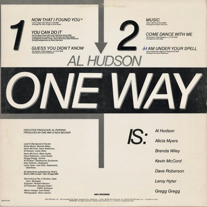 One Way Featuring Al Hudson - S.T. (MCA-3178) 1979 US MCA｜中古LP