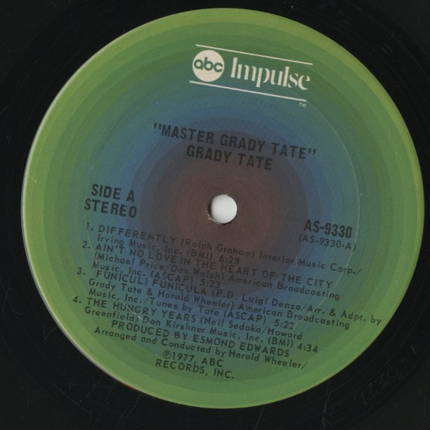 Grady Tate / グラディ・テイト / Master Grady Tate (AS 9330)