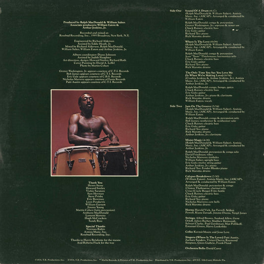 Ralph MacDonald - Sound Of A Drum (MARLIN 2202) 1976 US Marlin｜中古LP