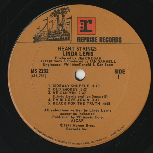 Linda Lewis / リンダ・ルイス / Heart Strings (MS2192)
