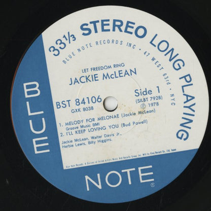 Jackie McLean / ジャッキー・マクリーン / Let Freedom Ring (GXK8038)