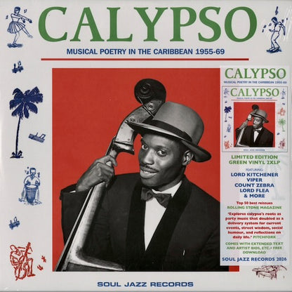 V.A. - Calypso: Musical Poetry In The Caribbean 1955-69 (SJR LP 600C) 2014/2026 UK Soul Jazz Records｜新品LP