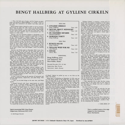 Bengt Hallberg / ベンクト・ハルベルク / At Gyllene Cirkeln (DIW-25033)