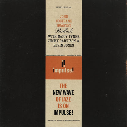 John Coltrane - Ballads (AS-32) LP 1968 US Impulse｜中古LP