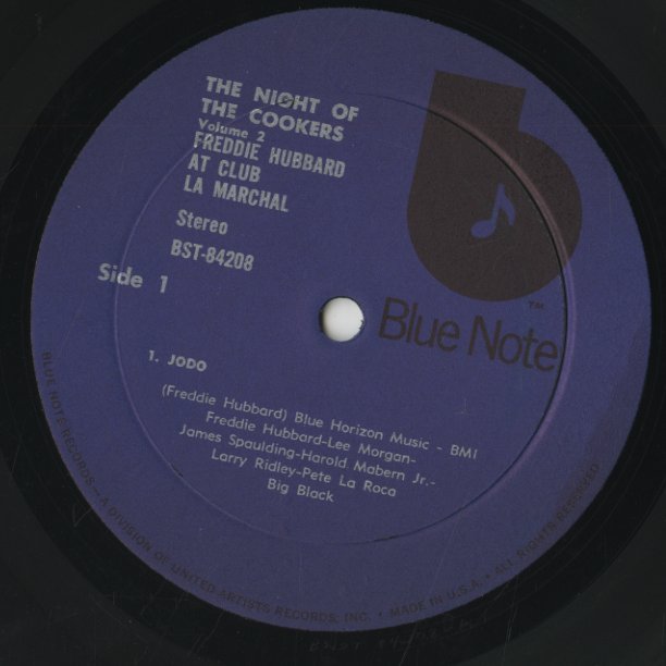 Freddie Hubbard / フレディ・ハバード / The Night Of The Cookers Volume 2 (BST-84208)