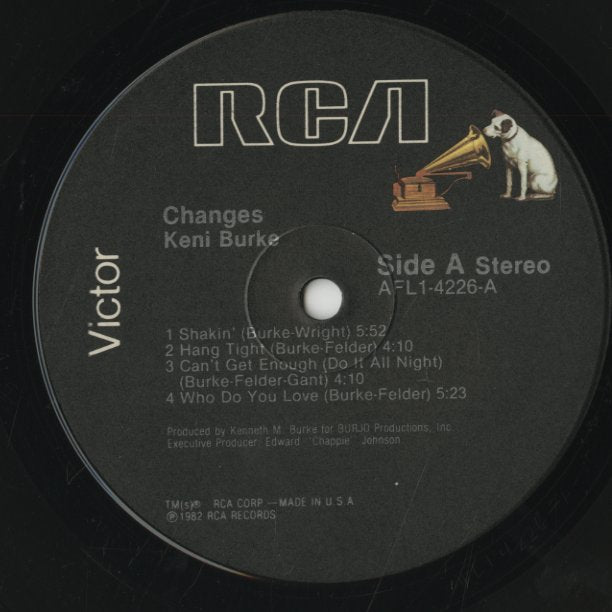 Keni Burke / ケニ・バーク / Changes (AFL1-4226)