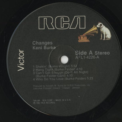 Keni Burke / ケニ・バーク / Changes (AFL1-4226)