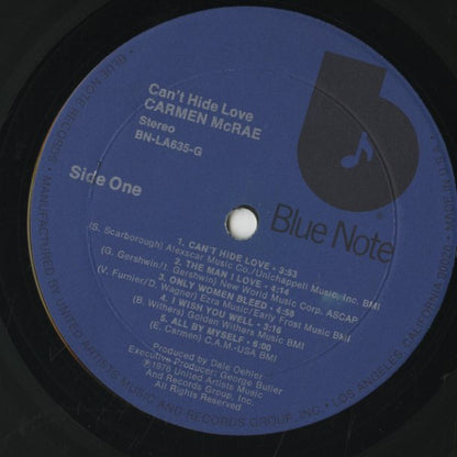 Carmen McRae / カーメン・マクレー / Can't Hide Love (BN-LA635-G)