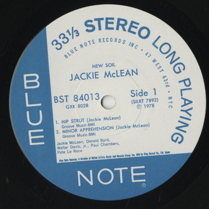 Jackie McLean / ジャッキー・マクリーン / New Soil (GXK8028)