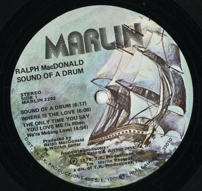 Ralph MacDonald - Sound Of A Drum (MARLIN 2202) 1976 US Marlin｜中古LP