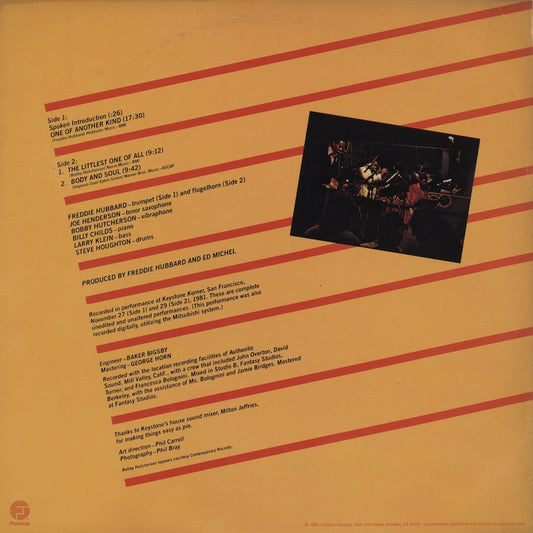Freddie Hubbard - Keytone Bop (F-9615) LP 1982 US Fantasy｜中古LP