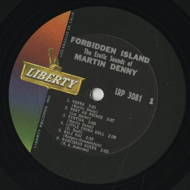 Martin Denny / マーチン・デニー / Forbidden Island - MONO (LRP 3081)