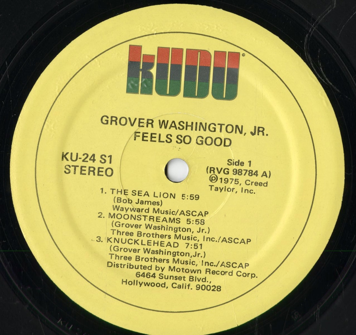 Grover Washington Jr. – Feels So Good (KU-24 S1) 1975 US KUDU｜中古LP