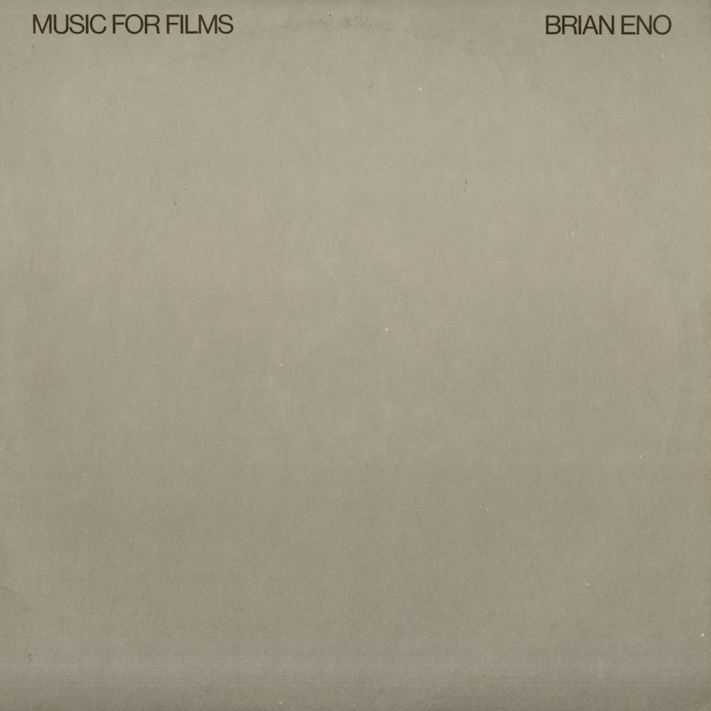 Brian Eno / ブライアン・イーノ / Music For Films (EGS105)