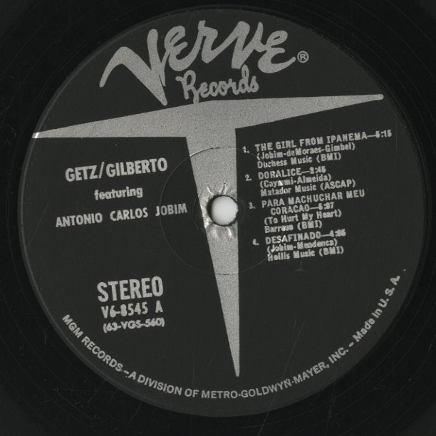 Stan Getz - Joao Gilberto / スタン・ゲッツ - ジョアン・ジルベルト / Getz/Gilberto (V6-8545)
