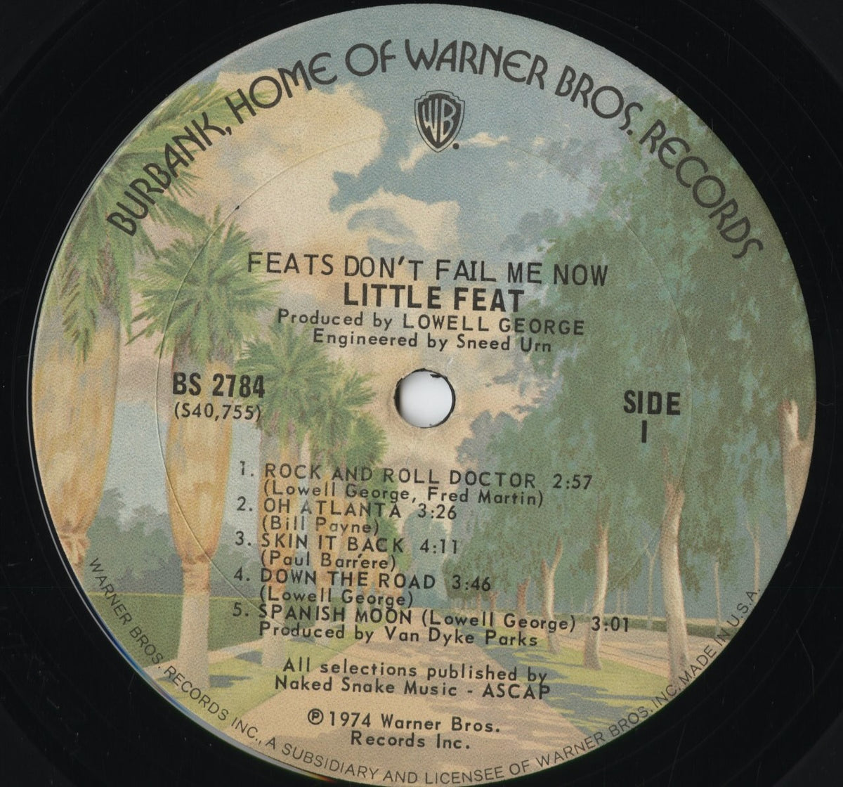 Little Feat - Feats Don't Fail Me Now (BS 2784) 1974 US Warner Bros.｜中古LP