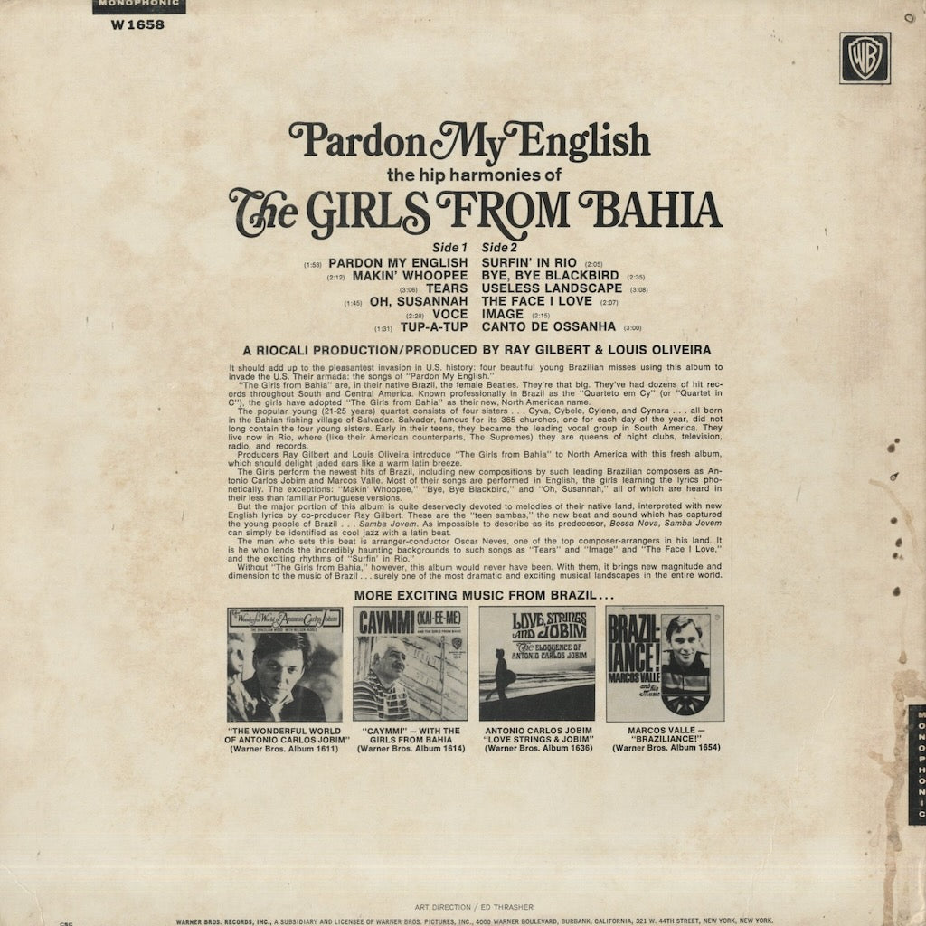 The Girls From Bahia / ガールズ・フロム・バイーア / Pardon My English (1658)