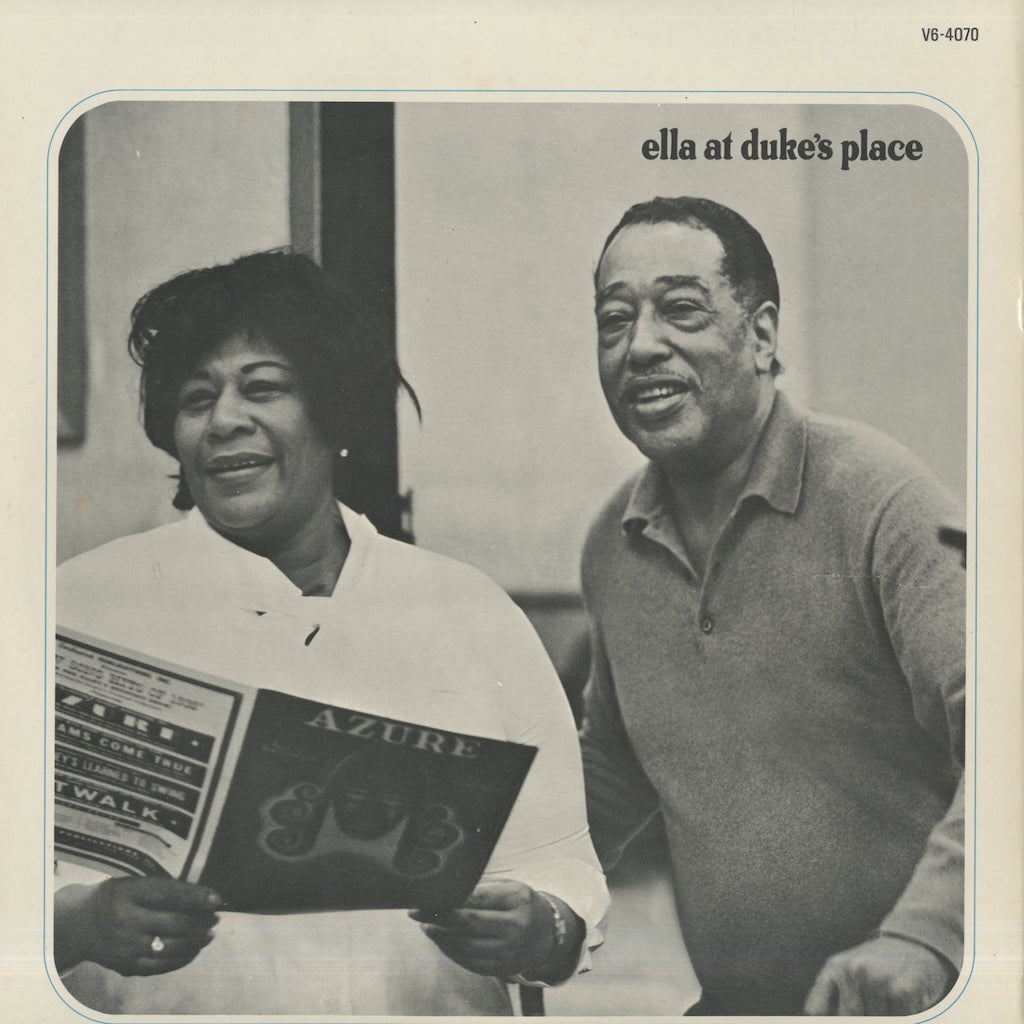 Ella Fitzgerald / Duke Ellington / エラ・フィッツジェラルド　デューク・エリントン / Ella At Duke’s Place (V6-4070)