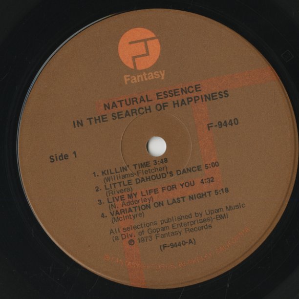 Natural Essence / ナチュラル・エッセンス / In Search Of Happiness (F-9440)