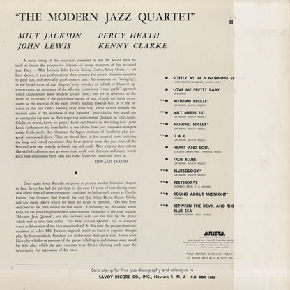 Modern Jazz Quartet / モダン・ジャズ・カルテット(1956) (22RS-4(M))