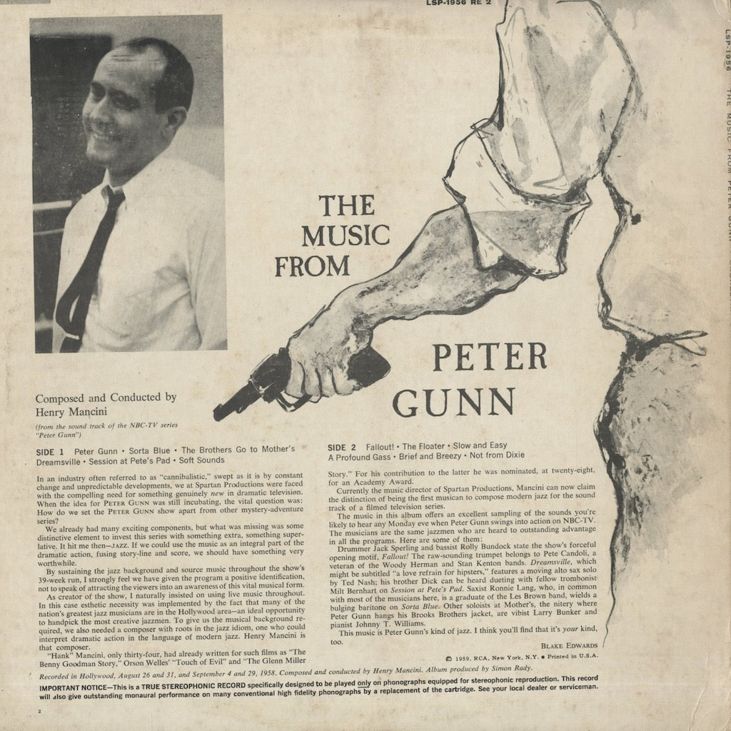 Henry Mancini / ヘンリー・マンシーニ / The Music From Peter Gunn (LSP-1956)