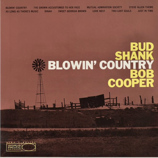 Bud Shank And Bob Cooper - Blowin' Country (PJ-1277) 1992 JPN Pacific Jazz｜中古LP バド・シャンク