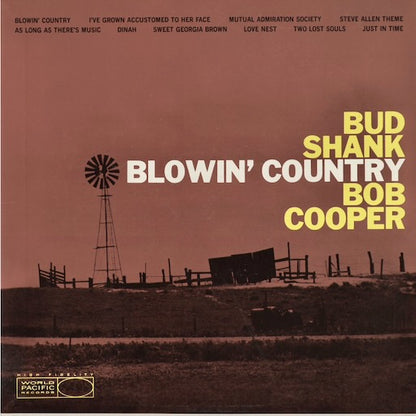 Bud Shank And Bob Cooper - Blowin' Country (PJ-1277) 1992 JPN Pacific Jazz｜中古LP バド・シャンク