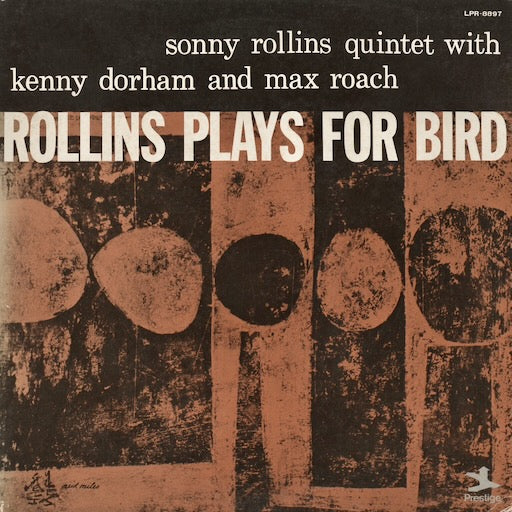 Sonny Rollins - Rollins Plays For Bird (LPR-8897) LP 1973 JPN Prestige｜中古LP ソニー・ロリンズ