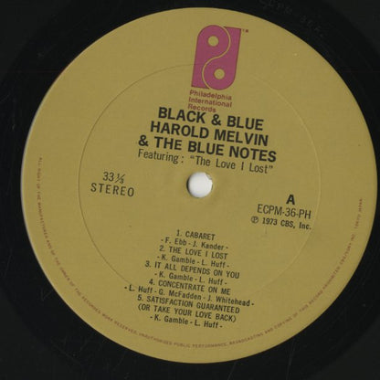 Harold Melvin & The Blue Notes / ハロルド・メルヴィン&ザ・ブルーノーツ / Black & Blue (ECPM-36-PH)