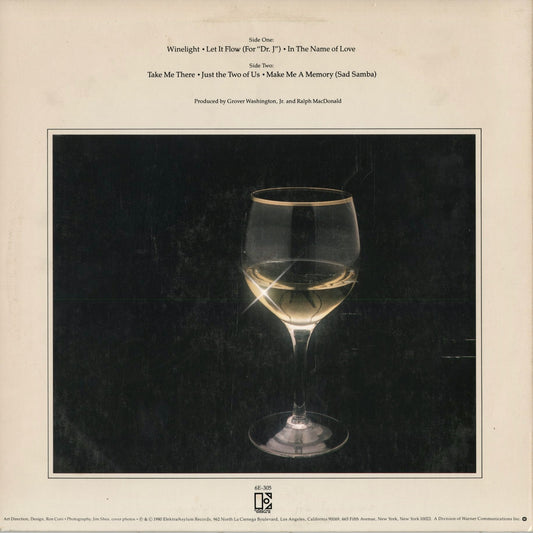 Grover Washington Jr. - Winelight (6E-305) 1980 US Elektra｜中古LP